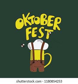 Oktoberfest illustration beer festival