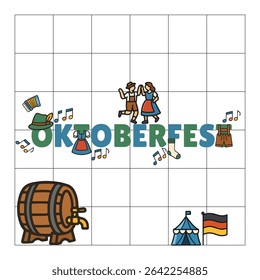 página inicial do oktoberfest para web, mídia social ou ativo