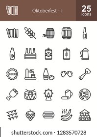 Oktoberfest Line Icons