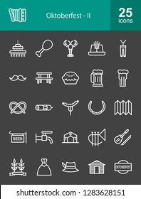 Oktoberfest Line Icons
