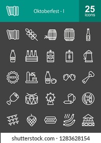 Oktoberfest Line Icons