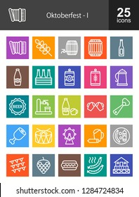 Oktoberfest Line Icons