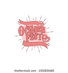Oktoberfest Logo Design Vector Template