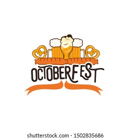 Oktoberfest Logo Design Vector Template