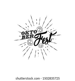 Oktoberfest Logo Design Vector Template
