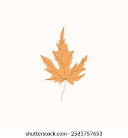 Oktoberfest Maple Leaf Illustration for design needs, Landing Pages, Animation, Apps, Presentations, Content Creator and other Promotions