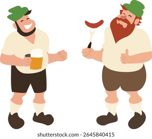 Oktoberfest Homens Oktoberfest Salsicha De Cerveja Alemanha.