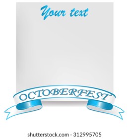 Oktoberfest. Menu. Vector illustration