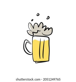 
oktoberfest party beer drink illustration