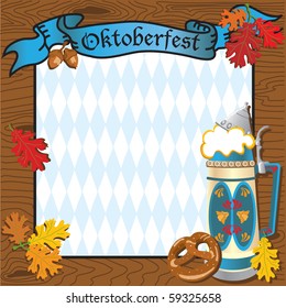 Oktoberfest Party Invitation with Beer Stein