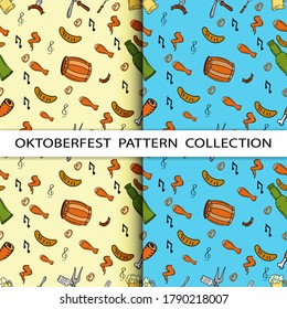 OKTOBERFEST PATTERN COLLECTION HAND DRAWING