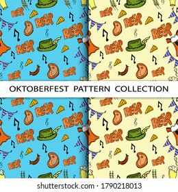 OKTOBERFEST PATTERN COLLECTION HAND DRAWING