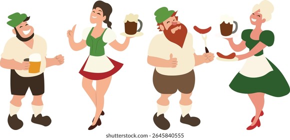 Oktoberfest Oktoberfest People Beer Sausage Fun