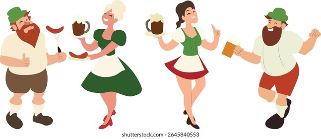 Oktoberfest Oktoberfest Pessoas Cerveja Salsicha Festa