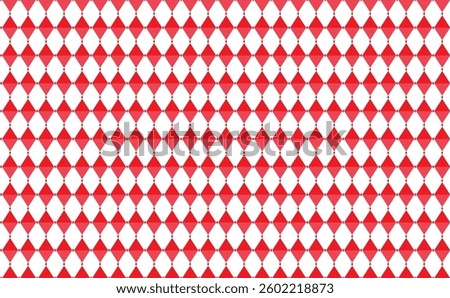 Oktoberfest Red seamless rhombus pattern background , Harlequin check patterns 
