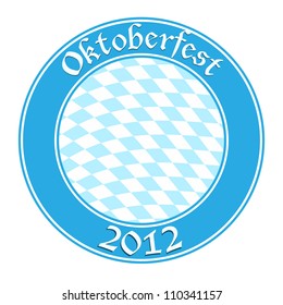 Oktoberfest round banner