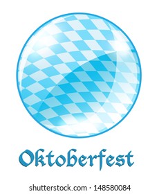 Oktoberfest round banner