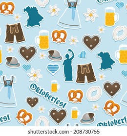 Oktoberfest seamless pattern