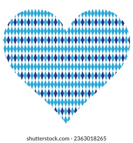 Oktoberfest seamless pattern with flat design. 