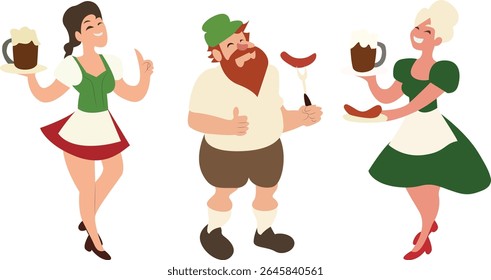 Oktoberfest Servidores Oktoberfest Beer Sausage Food