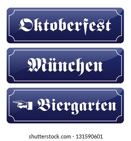 Oktoberfest signboard