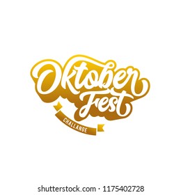 Oktoberfest simple vector lettering, welcome to oktoberfest, oktober, welcome oktober typography, Oktoberfest logotype. Beer Festival vector banner