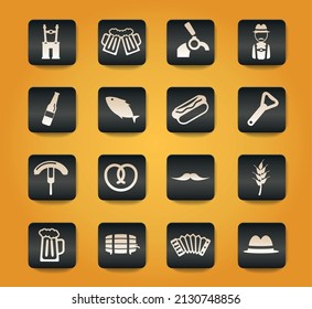 Oktoberfest simply symbol for web icons and user interface