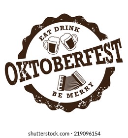 Oktoberfest stamp  EPS10 vector