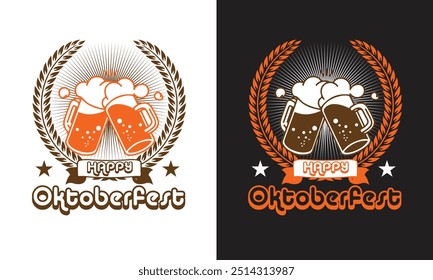 Oktoberfest T-Shirt-Design, teures Oktoberfest T-Shirt-Design, Bestes Oktoberfest T-Shirt-Design, Happy Oktoberfest, Premium Vektor für T-Shirt.