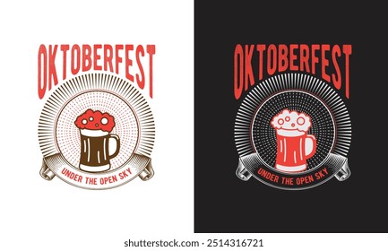 Oktoberfest t shirt design, Expensive Oktoberfest t shirt design, Best Oktoberfest t shirt design, Oktoberfest under the open sky, Premium vector for t shirt.