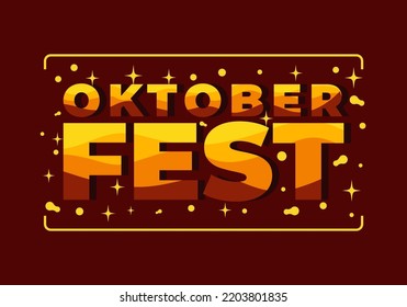Oktoberfest text effect for social media banner design