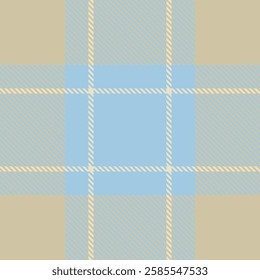 Oktoberfest texture background pattern, decorative check tartan vector. Old fabric plaid textile seamless in light and velvet blue colors palette.