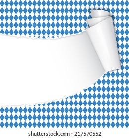 Oktoberfest - torn-paper with copy space