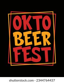 Oktoberfest T-shirt Design Okto Beer Fest 