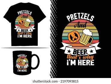 Oktoberfest t-shirt design vector and templet.
