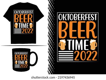 Oktoberfest t-shirt design vector and templet.