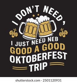  Oktoberfest T-Shirt Design Vectors illustration