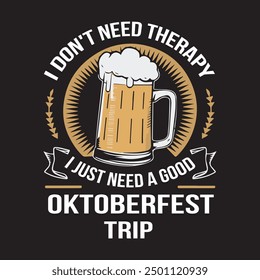  Oktoberfest T-Shirt Design Vectors illustration