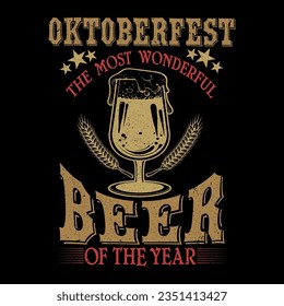 Oktoberfest typography t-shirt design, Oktoberfest T-shirt Design For Beer Lovers. German Festival T-shirt Design.