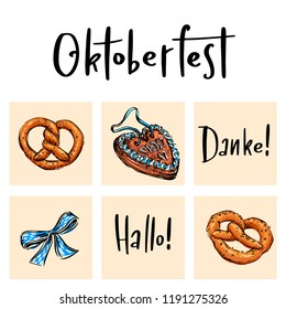 Oktoberfest vector clipart illustration