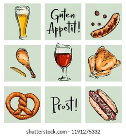 Oktoberfest vector clipart illustration