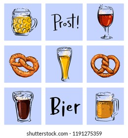 Oktoberfest vector clipart illustration