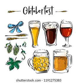 Oktoberfest vector clipart illustration