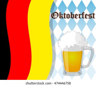 Oktoberfest vector illustration. 