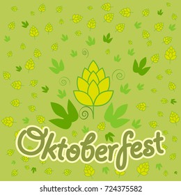 Oktoberfest vector illustration. Celebration banner for traditional German beer festival.
