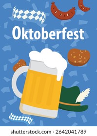 Oktoberfest Vector Illustration Template - Poster and Banner
