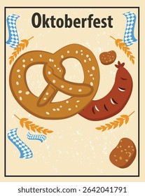 Oktoberfest Vector Illustration Template - Poster and Banner