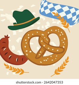 Oktoberfest Vector Illustration Templates - Posters and Banners