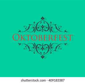 Oktoberfest, vintage background