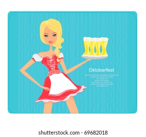 Oktoberfest waitress